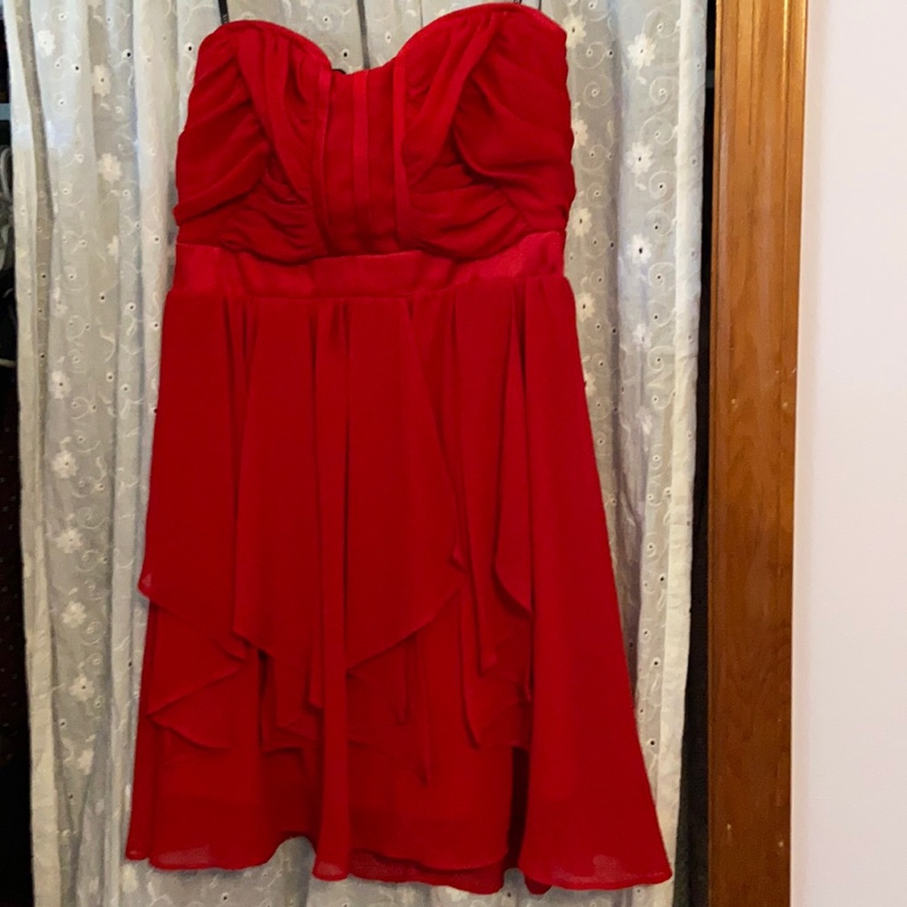 NWT beautiful red dress by XOXO - size 7/8